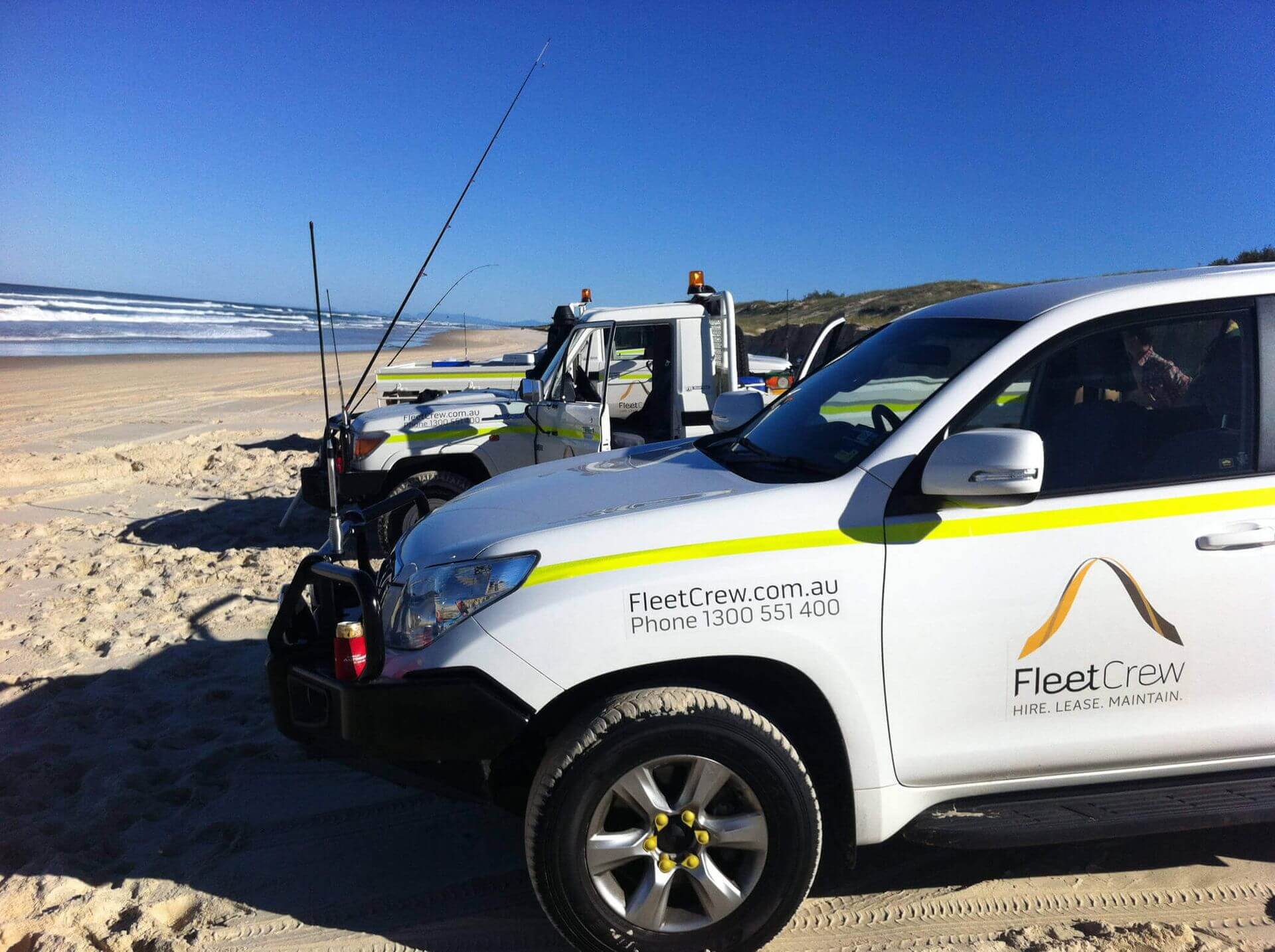 4wd vehicles on beach