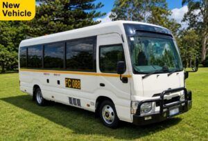 Toyota 2WD Coaster Bus 22 Seater Hire Vehicle