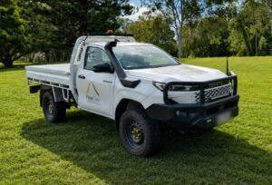 Toyota Hilux 4WD Dual Cab Mine Spec Hire Vehicle web