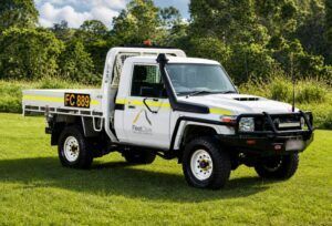 Toyota LandCruiser 70 Series Single Cab Tray Back Mine Spec Hire Vehicle
