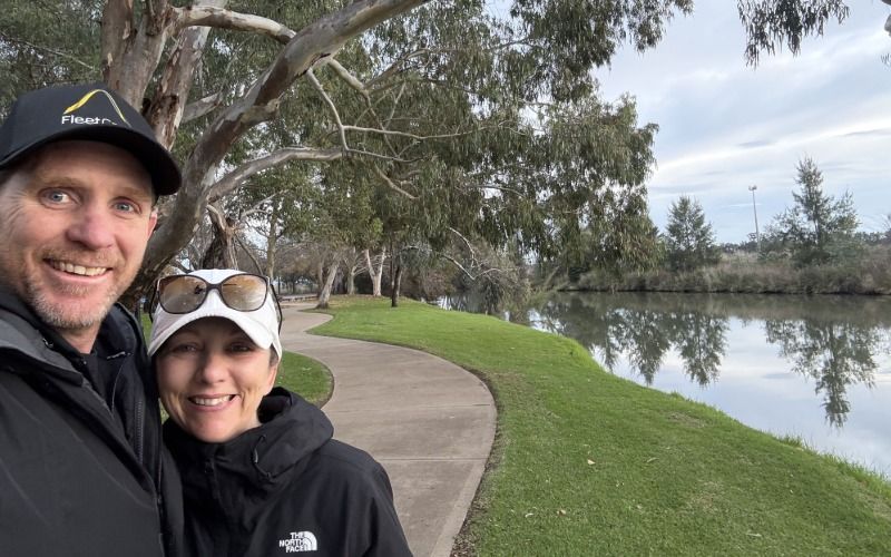 Ben and Karen at Mudgee Riverside Walk
